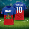 2026 New Haiti Football T-shirts Sports Casual Haitian Soccer Jersey Free Custom Diy Name Tees Gifts Wholesale Sports T Shirts - MAGUSTA BEAUTY