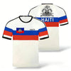 2026 New Haiti Football T-shirts Sports Casual Haitian Soccer Jersey Free Custom Diy Name Tees Gifts Wholesale Sports T Shirts - MAGUSTA BEAUTY