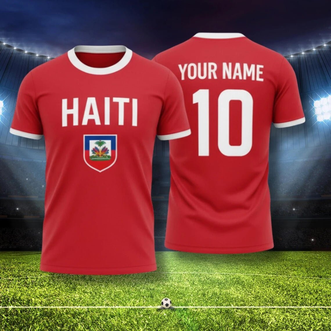 2026 New Haiti Football T-shirts Sports Casual Haitian Soccer Jersey Free Custom Diy Name Tees Gifts Wholesale Sports T Shirts - MAGUSTA BEAUTY