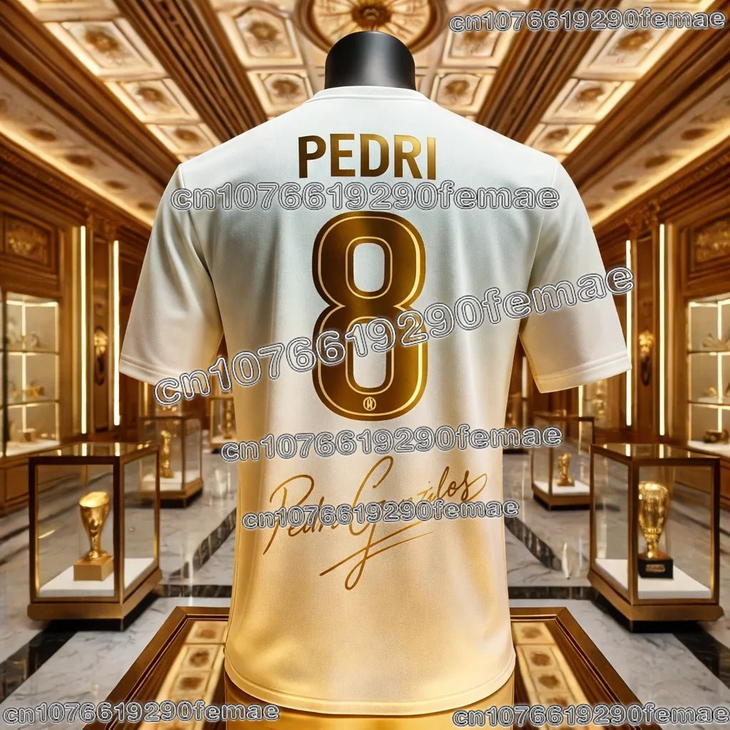 2026 Special Edition Pedri No.8 Football Jersey Fan Favorite Soccer Shirt Quick Dry Breathable Comfortable Short Sleeve Training - MAGUSTA BEAUTY