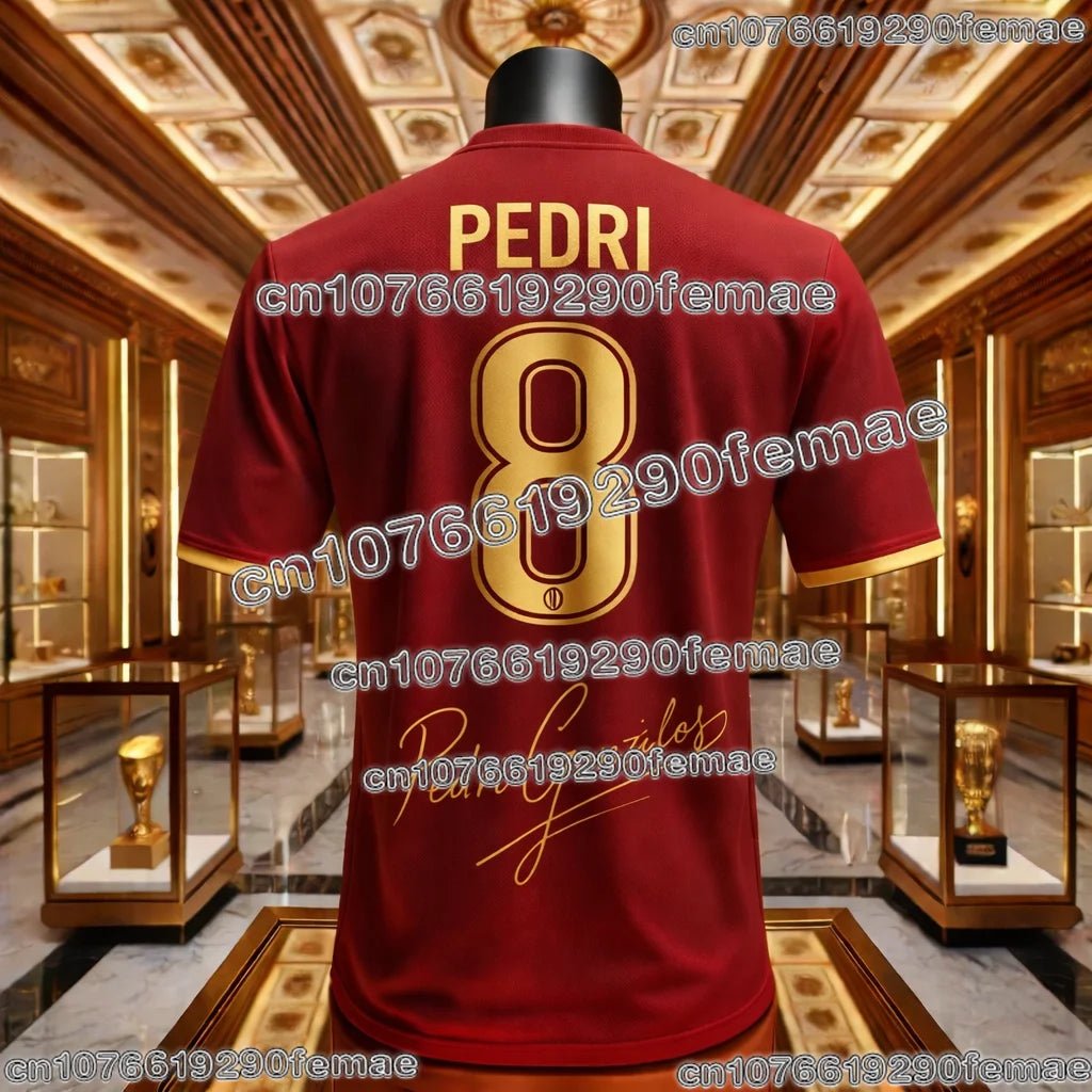 2026 Special Edition Pedri No.8 Football Jersey Fan Favorite Soccer Shirt Quick Dry Breathable Comfortable Short Sleeve Training - MAGUSTA BEAUTY