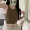 2026 Woman Clothing Summer Striped Tank Tops Women Sleeveless Knitted Camisole Crop Tops New Female Elastic Slim Casual Vests - MAGUSTA BEAUTY