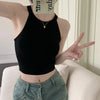 2026 Woman Clothing Summer Striped Tank Tops Women Sleeveless Knitted Camisole Crop Tops New Female Elastic Slim Casual Vests - MAGUSTA BEAUTY