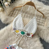 2026Women's Summer Bohemian Style Holiday knitted Set Tassel Halter Top WithSkirt Set Knitted Skirt Suit Two Piece Set for Women - MAGUSTA BEAUTY