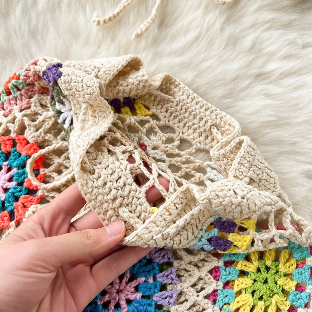 2026Women's Summer Bohemian Style Holiday knitted Set Tassel Halter Top WithSkirt Set Knitted Skirt Suit Two Piece Set for Women - MAGUSTA BEAUTY