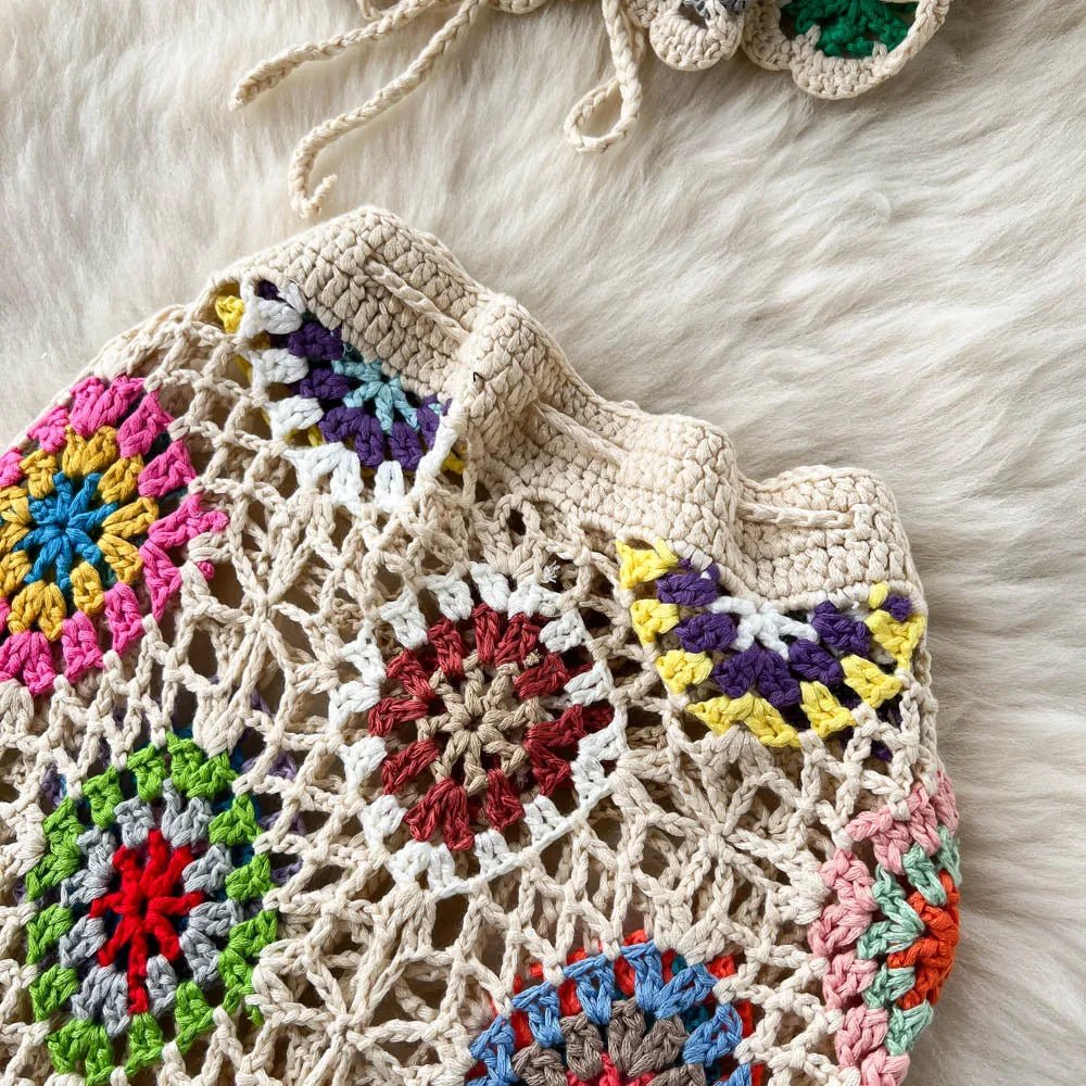 2026Women's Summer Bohemian Style Holiday knitted Set Tassel Halter Top WithSkirt Set Knitted Skirt Suit Two Piece Set for Women - MAGUSTA BEAUTY
