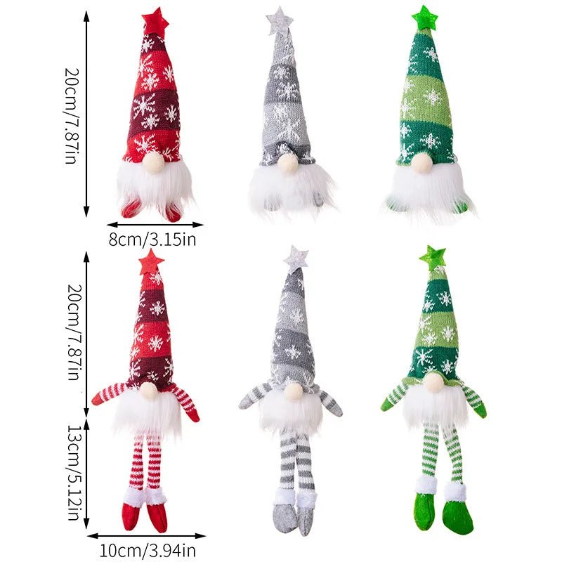 20/30cm LED Faceless Doll Elf Gnome with Lights Christmas Decoration Home Merry Christmas Navidad Children New Year Gift 2025 - MAGUSTA BEAUTY