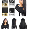 220% Bone Straight 360 Full Transparent Lace Front Human Hair Wigs 13×6 HD Lace Frontal Wig 30 40 Inch Black 100% Human Hair Wig - MAGUSTA BEAUTY