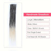 24Inch Dreadlock Extensions Synthetic Loc Extensions 0.6CM 100% Full Head Handmade Permanent Dreadlocks Extension for Men/Women - MAGUSTA BEAUTY