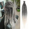 24Inch Dreadlock Extensions Synthetic Loc Extensions 0.6CM 100% Full Head Handmade Permanent Dreadlocks Extension for Men/Women - MAGUSTA BEAUTY