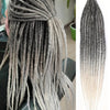 24Inch Dreadlock Extensions Synthetic Loc Extensions 0.6CM 100% Full Head Handmade Permanent Dreadlocks Extension for Men/Women - MAGUSTA BEAUTY