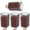 2/4PCS Sealed Jars Sets Stackable Kitchen Grain Srorage Sealed Containers Fridge Fresh Keep Boxes Seasoning Set Multigrain Tank - MAGUSTA BEAUTY