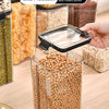 2/4PCS Sealed Jars Sets Stackable Kitchen Grain Srorage Sealed Containers Fridge Fresh Keep Boxes Seasoning Set Multigrain Tank - MAGUSTA BEAUTY