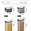 2/4PCS Sealed Jars Sets Stackable Kitchen Grain Srorage Sealed Containers Fridge Fresh Keep Boxes Seasoning Set Multigrain Tank - MAGUSTA BEAUTY