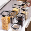 2/4PCS Sealed Jars Sets Stackable Kitchen Grain Srorage Sealed Containers Fridge Fresh Keep Boxes Seasoning Set Multigrain Tank - MAGUSTA BEAUTY