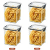 2/4PCS Sealed Jars Sets Stackable Kitchen Grain Srorage Sealed Containers Fridge Fresh Keep Boxes Seasoning Set Multigrain Tank - MAGUSTA BEAUTY