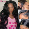 250% Density 13x6 Body Wave Lace Front Wigs Human Hair Pre Plucked 13x4 HD Transparent Lace Frontal Wigs Human Hair for Women - MAGUSTA BEAUTY
