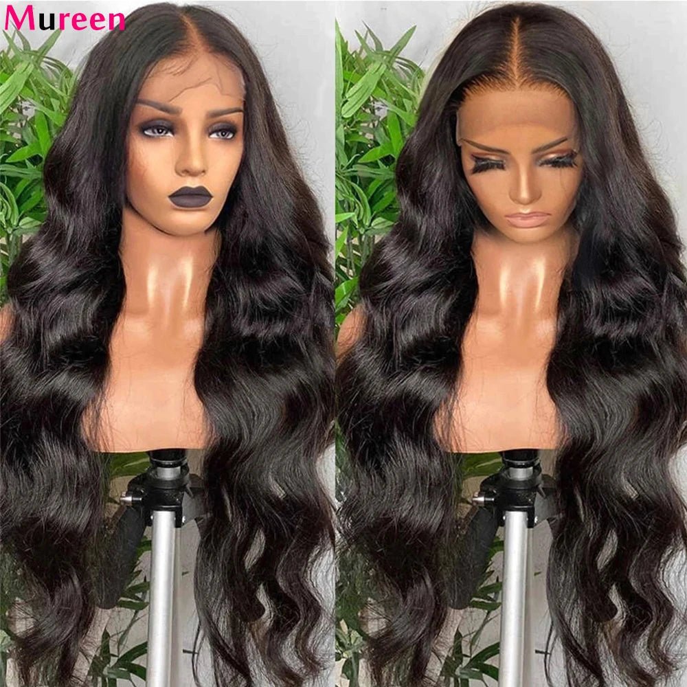 250% Density 13x6 Body Wave Lace Front Wigs Human Hair Pre Plucked 13x4 HD Transparent Lace Frontal Wigs Human Hair for Women - MAGUSTA BEAUTY
