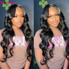 250% Density 13x6 Body Wave Lace Front Wigs Human Hair Pre Plucked 13x4 HD Transparent Lace Frontal Wigs Human Hair for Women - MAGUSTA BEAUTY