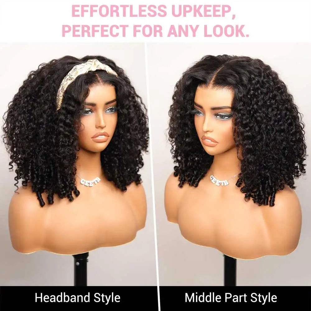 250% Density Burmese Curly Human Hair Wig 13x4 HD Transparent Lace Frontal Wigs Pre Plucked Rem Burmese Human Hair Wigs 28 Inch - MAGUSTA BEAUTY