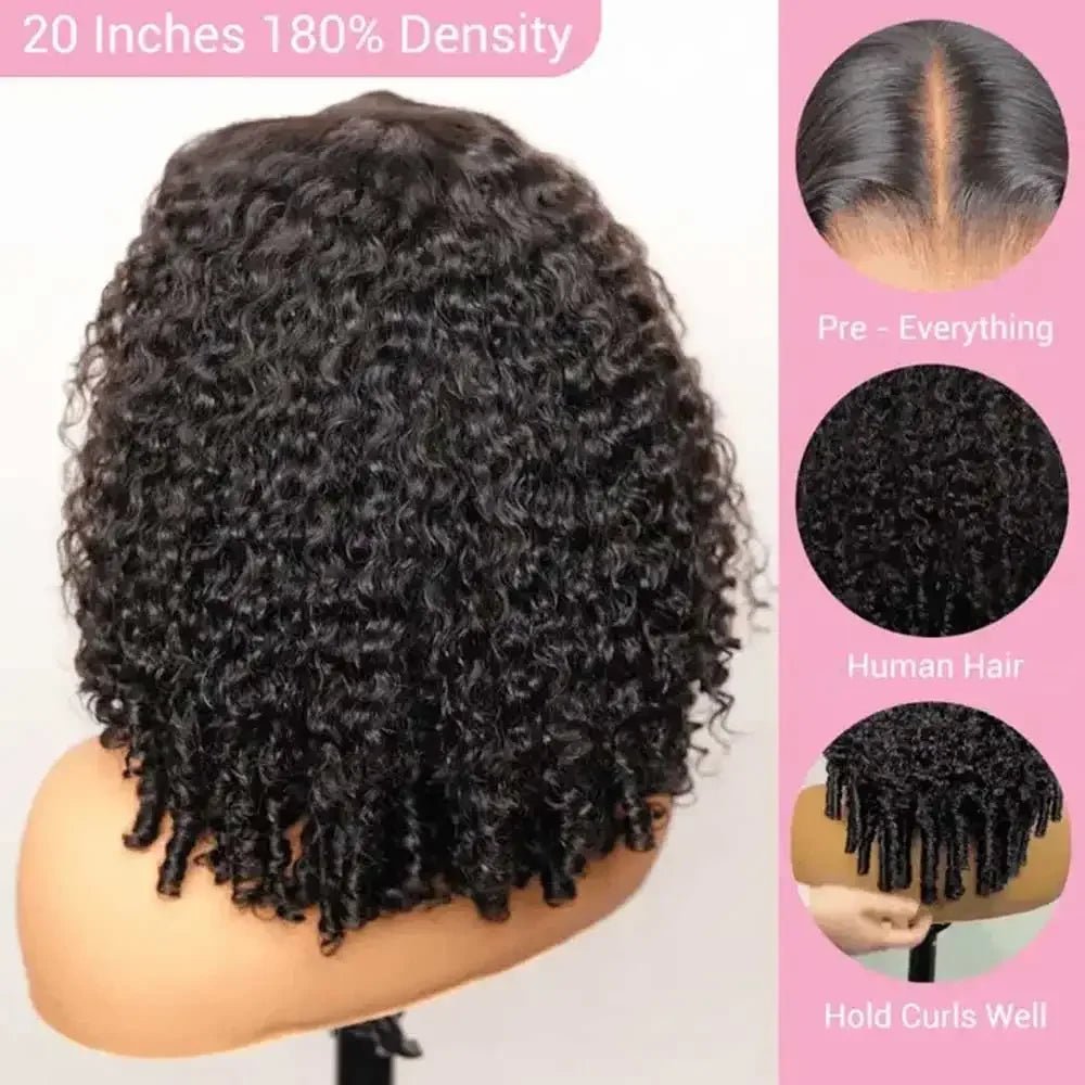 250% Density Burmese Curly Human Hair Wig 13x4 HD Transparent Lace Frontal Wigs Pre Plucked Rem Burmese Human Hair Wigs 28 Inch - MAGUSTA BEAUTY