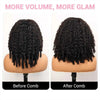 250% Density Burmese Curly Human Hair Wig 13x4 HD Transparent Lace Frontal Wigs Pre Plucked Rem Burmese Human Hair Wigs 28 Inch - MAGUSTA BEAUTY