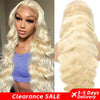 250% Density Peruvian 30 40 42 inch 613 Blonde 13x6 HD Lace Front Human Hair Wig For Women Body Wave Glueless Lace Frontal Wig - MAGUSTA BEAUTY