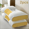 2pcs Massage Neck Pillows Adjustable Ergonomic Orthopedic Contour Support, High - Quality Pillow Core, All - Season Sleeping Comfort - MAGUSTA BEAUTY