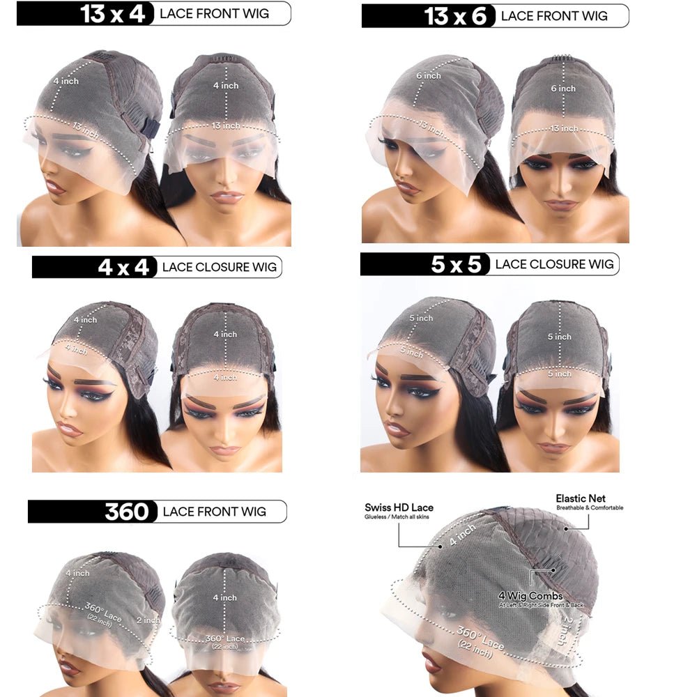 30 40 Inch 360 Full Lace Body Wave Wigs Human Hair 100% 13x4 13x6 HD Lace Frontal Wig For Black Women 4x4 5x5 Lace Closure Wigs - MAGUSTA BEAUTY
