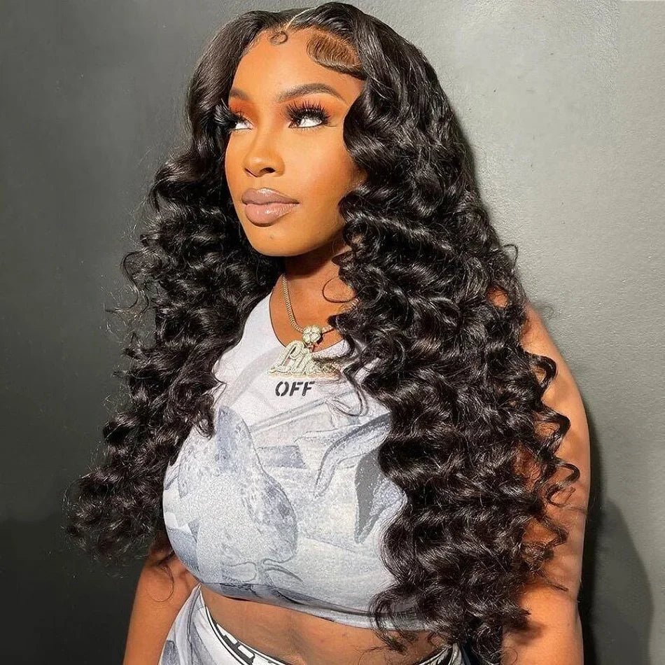 30 40 Inch Loose Deep Wave 13x6 HD Lace Frontal Human Hair Wig Brazilian 13x4 Curly Human Hair Lace Front Wigs Pre Plucked 250% - MAGUSTA BEAUTY