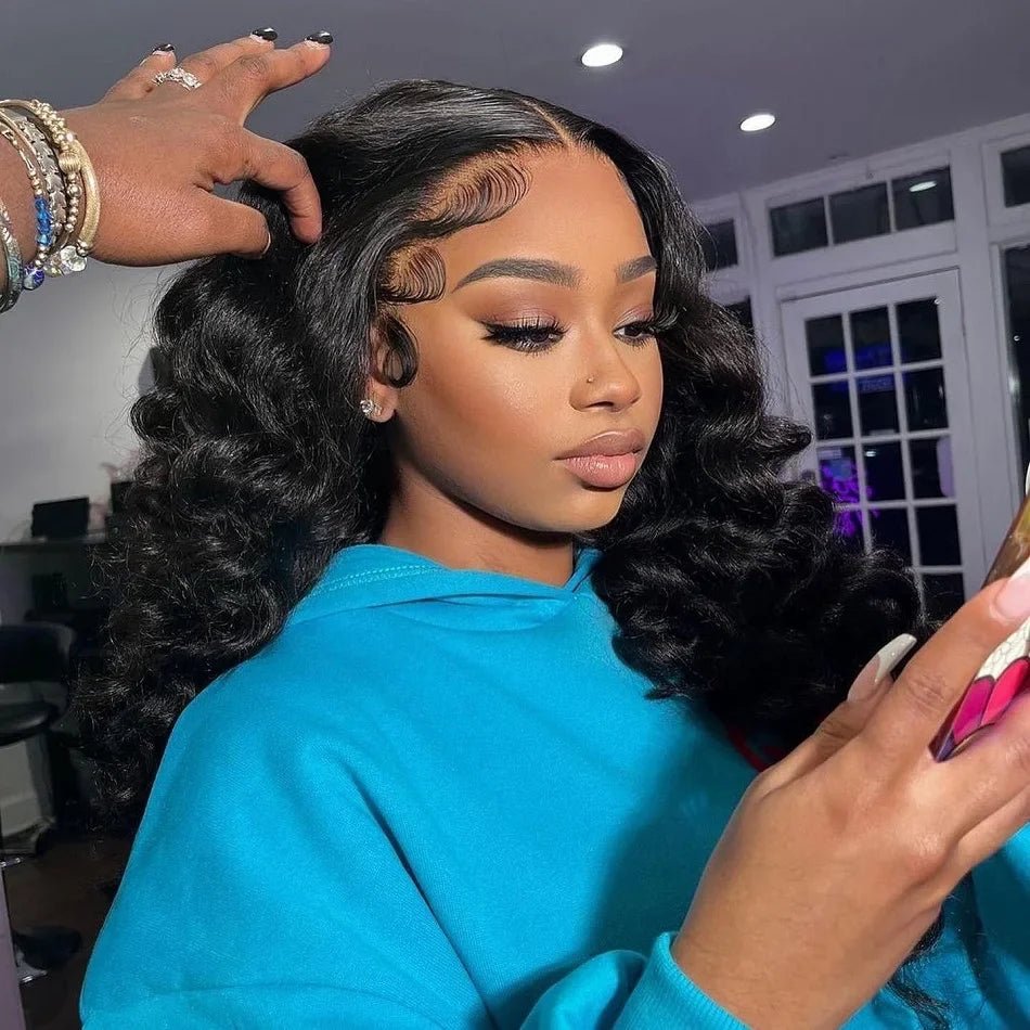 30 40 Inch Loose Deep Wave 13x6 HD Lace Frontal Human Hair Wig Brazilian 13x4 Curly Human Hair Lace Front Wigs Pre Plucked 250% - MAGUSTA BEAUTY