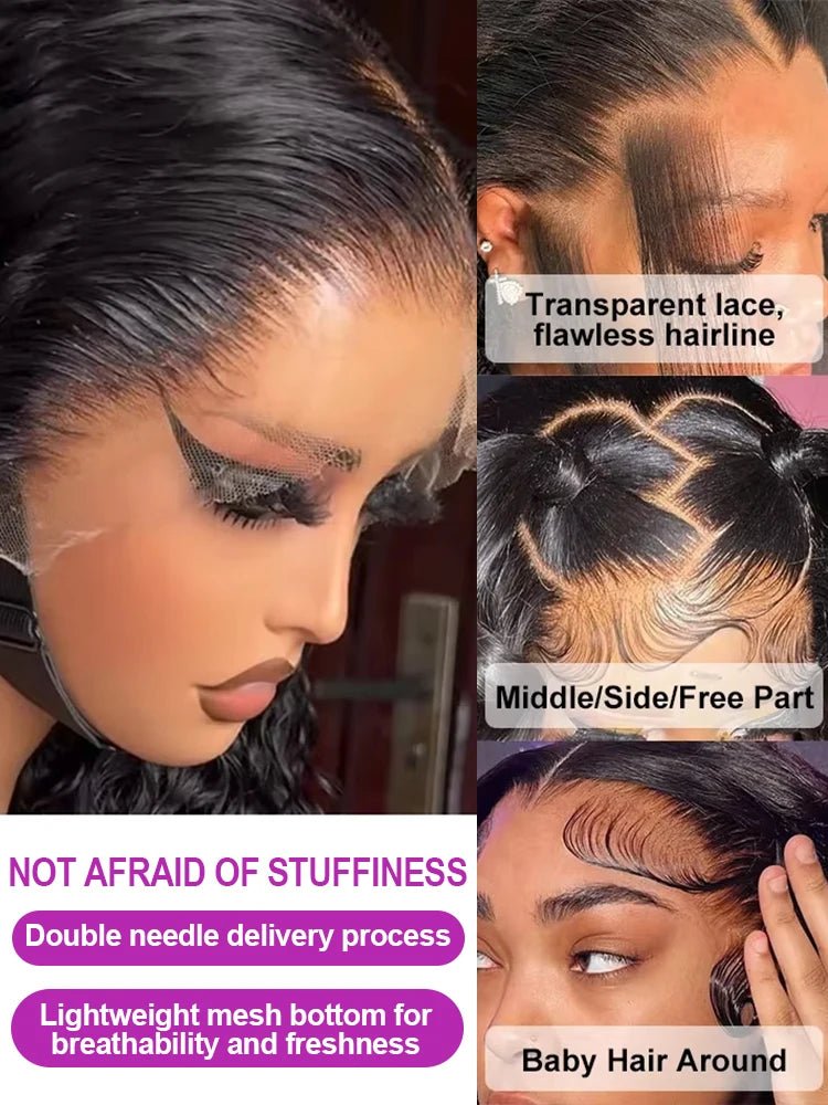 30 40 Inch Loose Deep Wave 13x6 HD Lace Frontal Human Hair Wig Brazilian 13x4 Curly Human Hair Lace Front Wigs Pre Plucked 250% - MAGUSTA BEAUTY