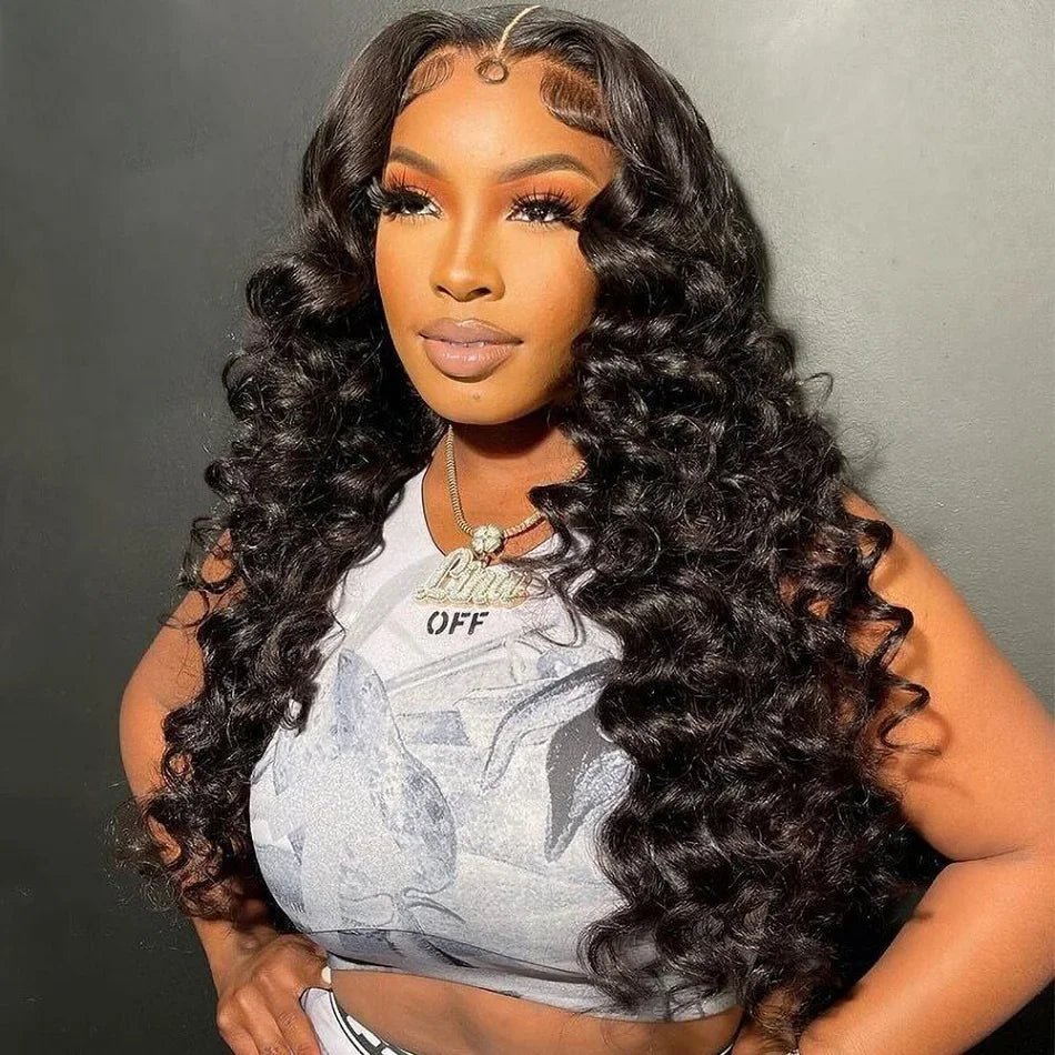 30 40 Inch Loose Deep Wave 13x6 HD Lace Frontal Human Hair Wig Brazilian 13x4 Curly Human Hair Lace Front Wigs Pre Plucked 250% - MAGUSTA BEAUTY