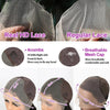 30 40 Inch Loose Deep Wave 13x6 HD Lace Frontal Human Hair Wig Brazilian 13x4 Curly Human Hair Lace Front Wigs Pre Plucked 250% - MAGUSTA BEAUTY