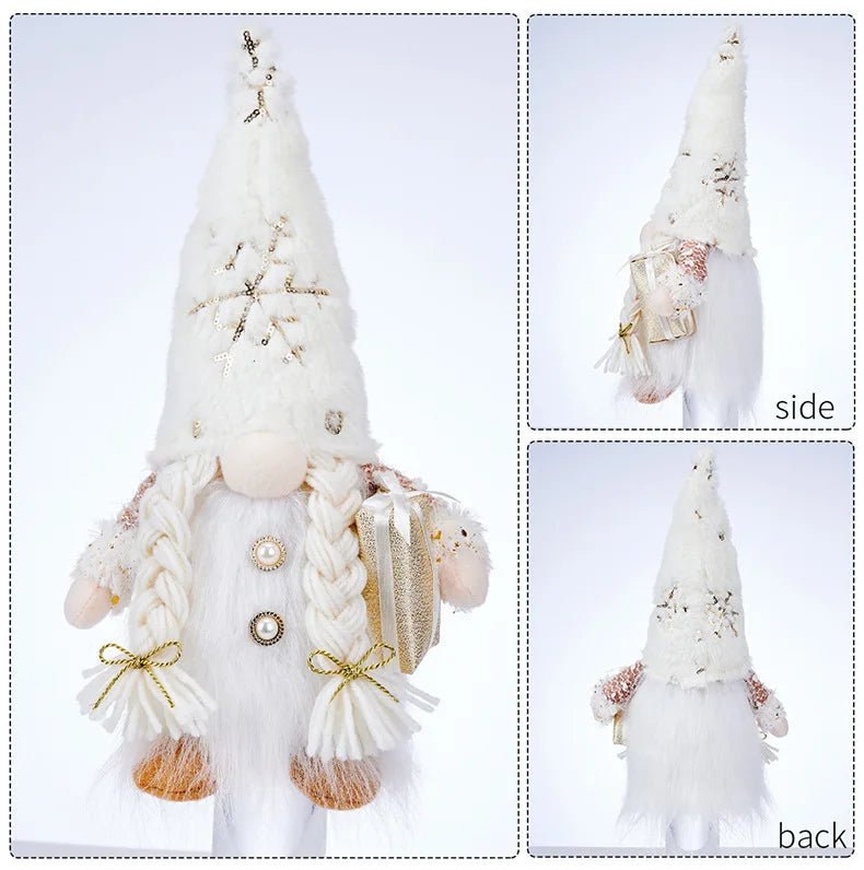 30cm Glowing Gnome Christmas Decorations 2024 Faceless Plush Dolls elf Home Ornaments Navidad New Year 2024 Gift - MAGUSTA BEAUTY