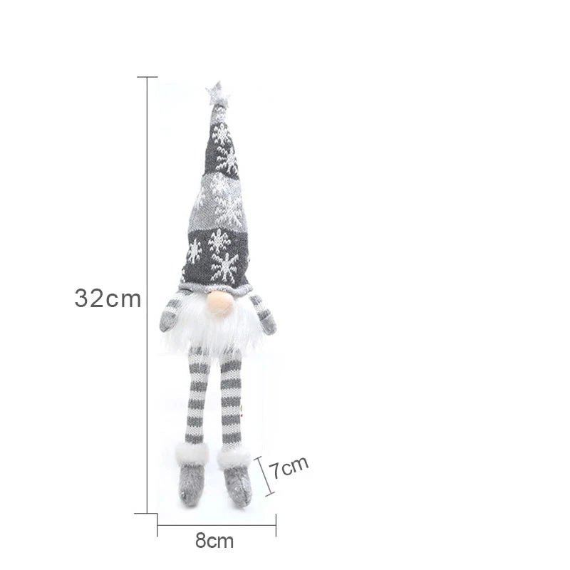 30cm Glowing Gnome Christmas Decorations 2024 Faceless Plush Dolls elf Home Ornaments Navidad New Year 2024 Gift - MAGUSTA BEAUTY