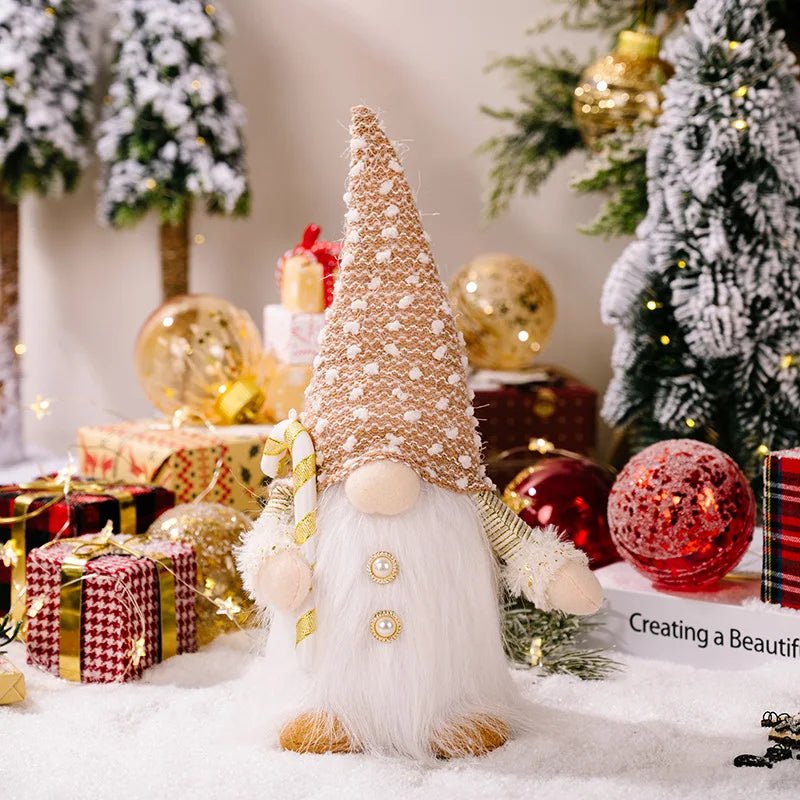 30cm Glowing Gnome Christmas Decorations 2024 Faceless Plush Dolls elf Home Ornaments Navidad New Year 2024 Gift - MAGUSTA BEAUTY