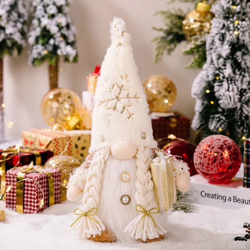 30cm Glowing Gnome Christmas Decorations 2024 Faceless Plush Dolls elf Home Ornaments Navidad New Year 2024 Gift - MAGUSTA BEAUTY