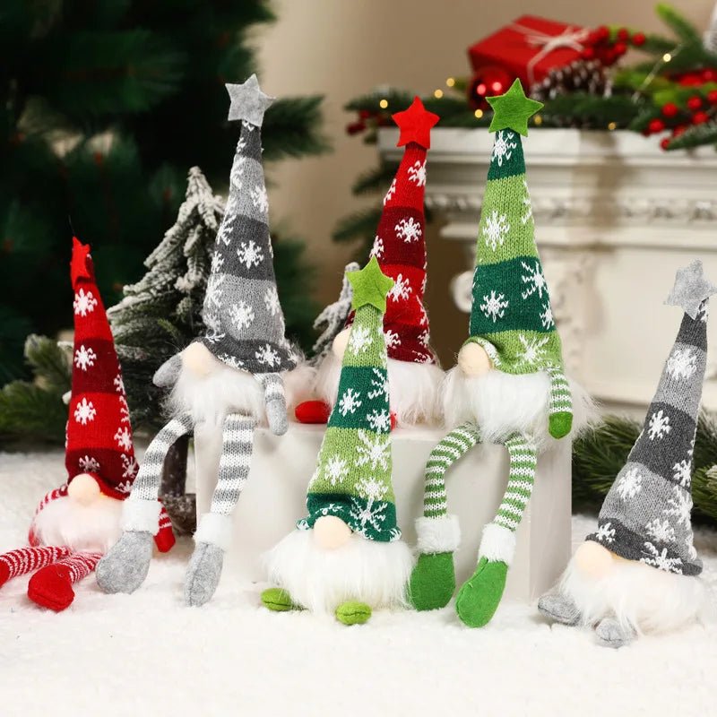 30cm Glowing Gnome Christmas Decorations 2024 Faceless Plush Dolls elf Home Ornaments Navidad New Year 2024 Gift - MAGUSTA BEAUTY