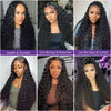 38 40Inch Deep Wave 13x6 Hd Lace Frontal Wig Curly Water Wave Human Hair 5x5 Lace Front Brazilian Wigs For Women Preplucked - MAGUSTA BEAUTY