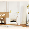 Arched Full Length Mirror, 71"x26" Full Body Floor Mirror Standing Hanging or Leaning Wall, Full Body Mirror with Stand