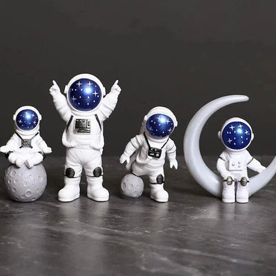 4 pcs Astronaut Figure Statue Figurine Spaceman Sculpture Educational Toy Desktop Home Decoration Astronaut Model For Kids Gift - MAGUSTA BEAUTY