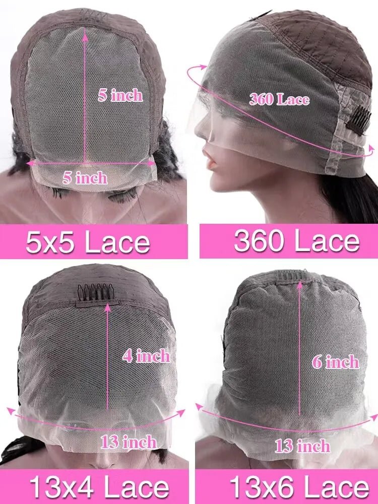 40 46 Inch 200 Density Frontal Wig For Black Women Brazilian Wigs Human Hair 5x5 Bone Straight HD Transparent Lace Front Wigs - MAGUSTA BEAUTY