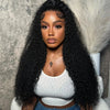 40 50 Inch HD 13x6 Deep Wave Lace Frontal Wigs Brazilian 13x4 Water Wave Curly Lace Front Human Hair Wigs For Women 300 Density - MAGUSTA BEAUTY