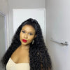 40 50 Inch HD 13x6 Deep Wave Lace Frontal Wigs Brazilian 13x4 Water Wave Curly Lace Front Human Hair Wigs For Women 300 Density - MAGUSTA BEAUTY