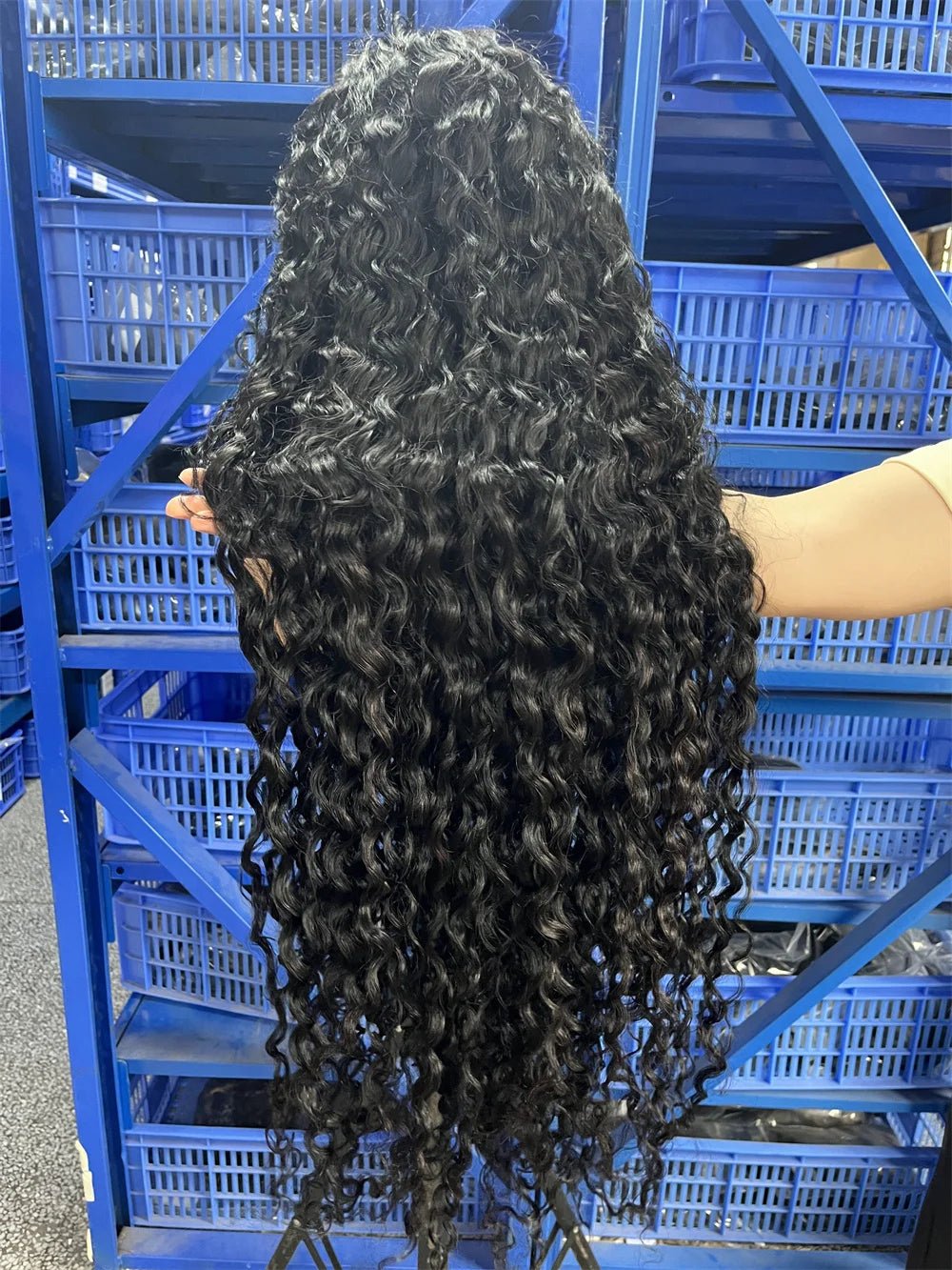 40 50 Inch HD 13x6 Deep Wave Lace Frontal Wigs Brazilian 13x4 Water Wave Curly Lace Front Human Hair Wigs For Women 300 Density - MAGUSTA BEAUTY