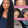 40 50 Inch HD 13x6 Deep Wave Lace Frontal Wigs Brazilian 13x4 Water Wave Curly Lace Front Human Hair Wigs For Women 300 Density - MAGUSTA BEAUTY