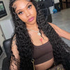 40 50 Inch HD 13x6 Deep Wave Lace Frontal Wigs Brazilian 13x4 Water Wave Curly Lace Front Human Hair Wigs For Women 300 Density - MAGUSTA BEAUTY