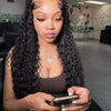 40 50 Inch HD 13x6 Deep Wave Lace Frontal Wigs Brazilian 13x4 Water Wave Curly Lace Front Human Hair Wigs For Women 300 Density - MAGUSTA BEAUTY
