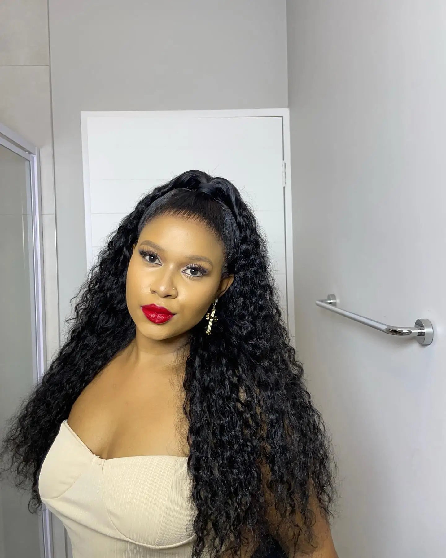40 50 Inch Water Wave Curly Lace Front Wigs 13x4 13x6 HD Deep Wave Lace Frontal Wig 7x5 Glueless Human Hair Wigs For Women 300% - MAGUSTA BEAUTY